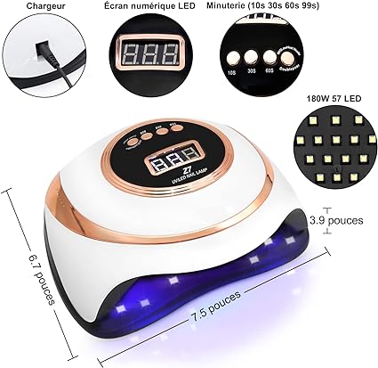 Lampe de Séchage des Ongles Professionnelle - Shopitfine