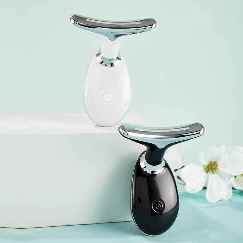 Masseur Cou Visage Microcourant - Appareil Anti - Âge 2 en 1 - Shopitfine
