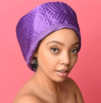 Chapeau Boucleur Vapeur Afro - Bonnet Coiffure Cheveux Texturés - Shopitfine
