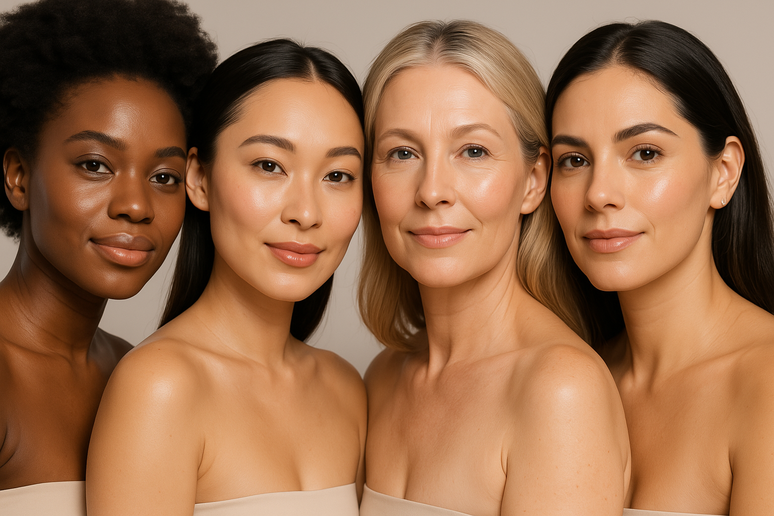 Femmes diverses représentant la beauté naturelle - Shopitfine