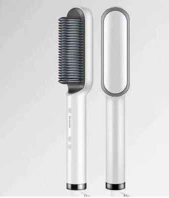 Peigne - Lisseur Cheveux Électrique - Brosse Lissante Chauffante 2 - en - 1 - Shopitfine