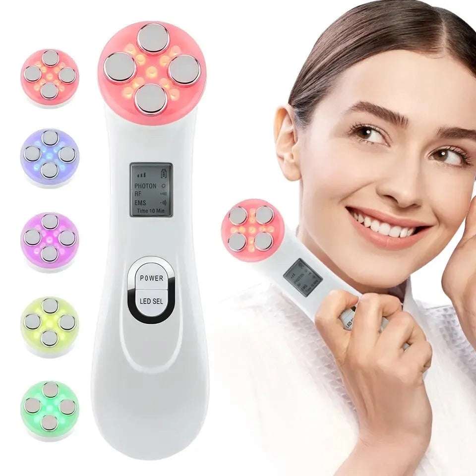 Masseur 5 en 1 Lumière Haute Fréquence - Appareil Anti - Âge Multifonction - Shopitfine