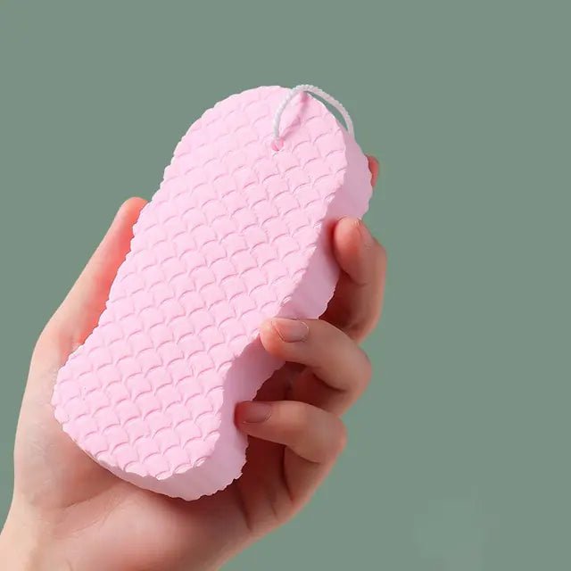 Éponge Bain Exfoliante Premium - Gommage Corps Doux Naturel - Shopitfine