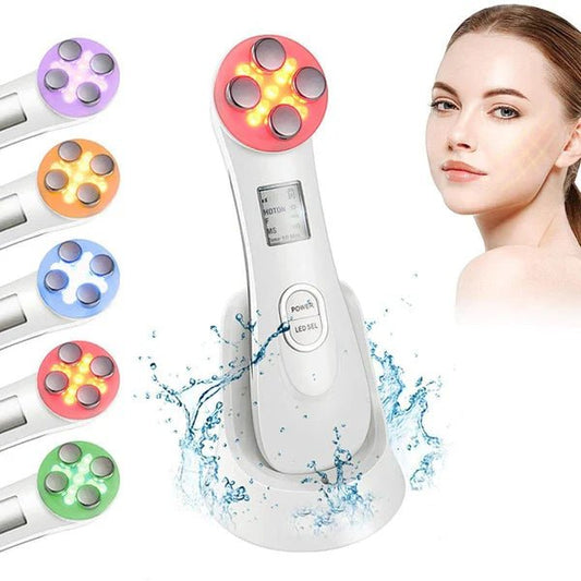 Masseur 5 en 1 Lumière Haute Fréquence - Appareil Anti - Âge Multifonction - Shopitfine