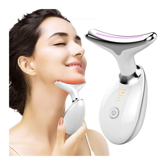 Masseur Cou Visage Microcourant - Appareil Anti - Âge 2 en 1 - Shopitfine