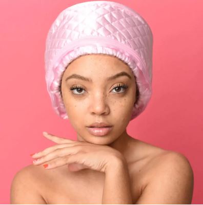 Chapeau Boucleur Vapeur Afro - Bonnet Coiffure Cheveux Texturés - Shopitfine