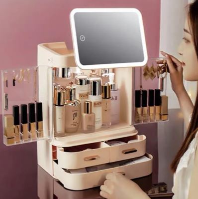 Boîte Rangement LED Intelligente - Organisateur Beauté Écran Digital - Shopitfine